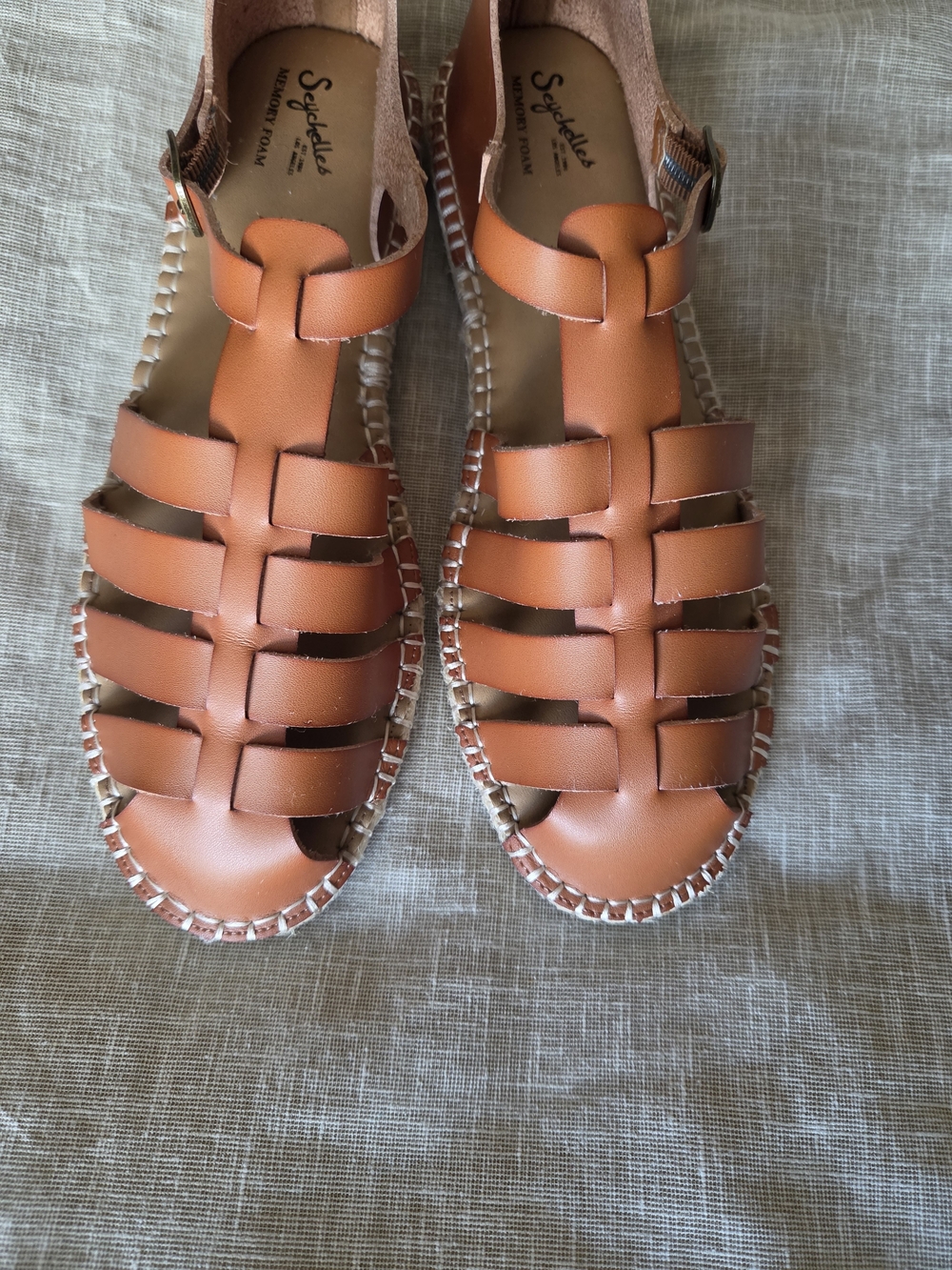 Seychelles Fisherman Espadrilles Sandals Faux Leather - Picture 5 of 9